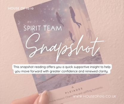 Spirit Team Snapshot Reading