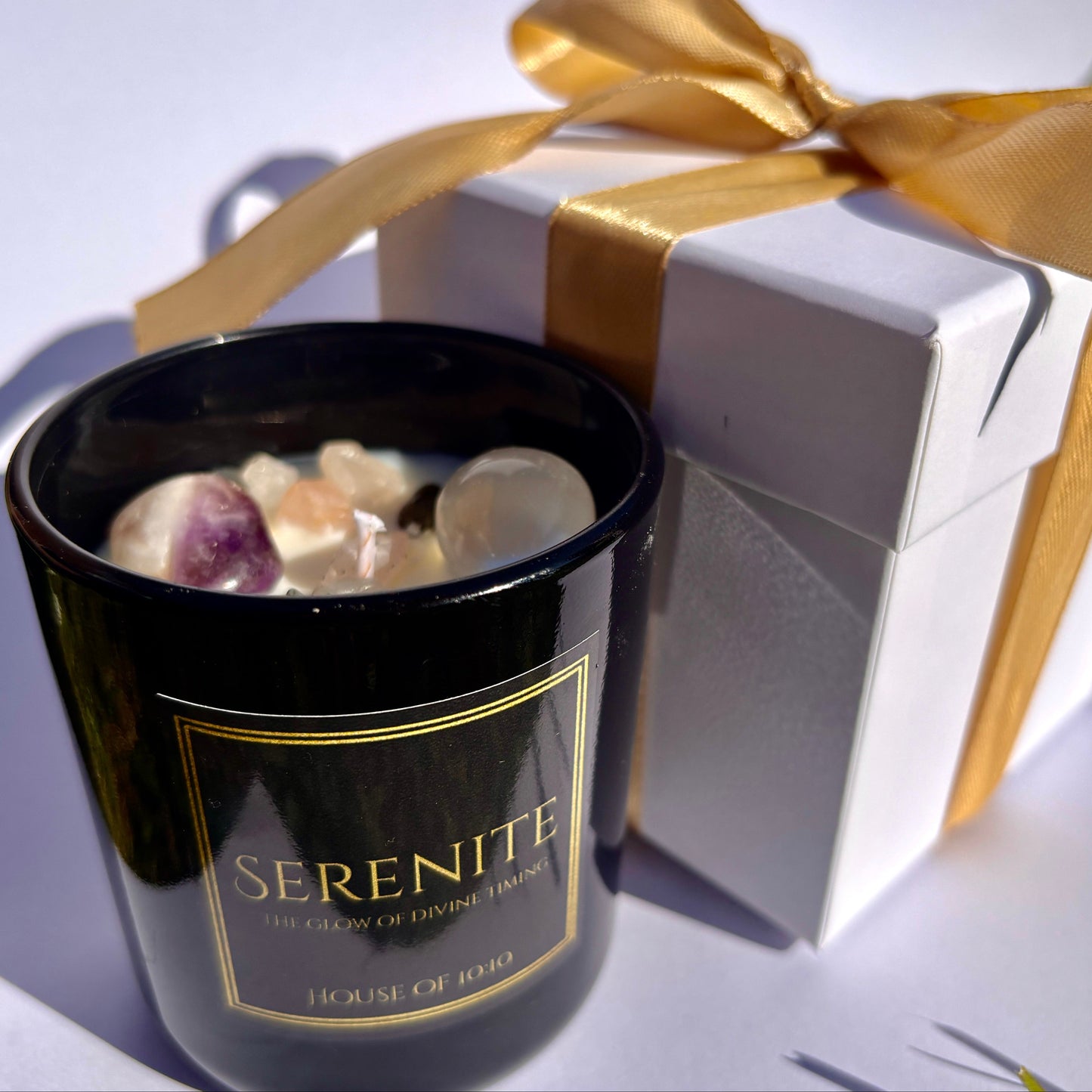 Serenité Crystal infused Candle