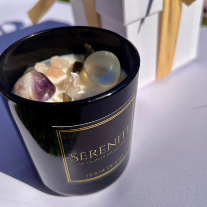 Serenité Crystal infused Candle