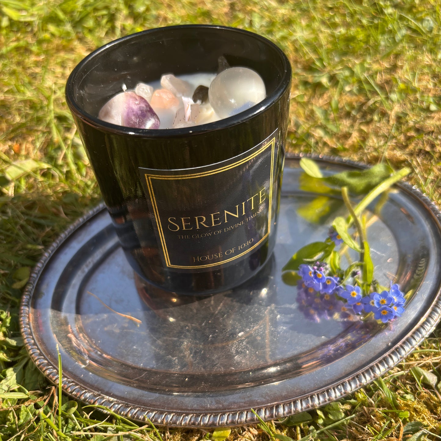Serenité Crystal infused Candle