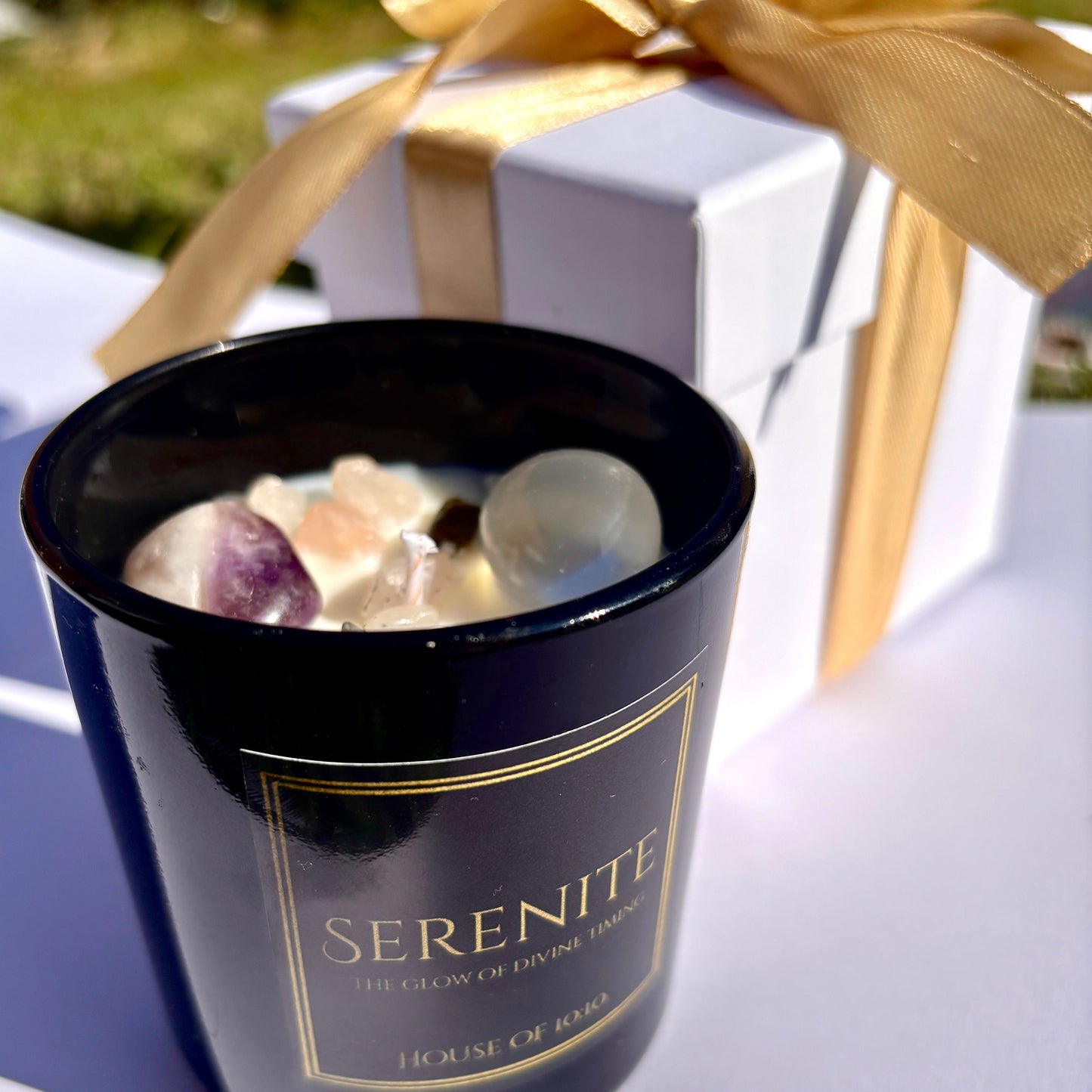 Serenité Crystal infused Candle