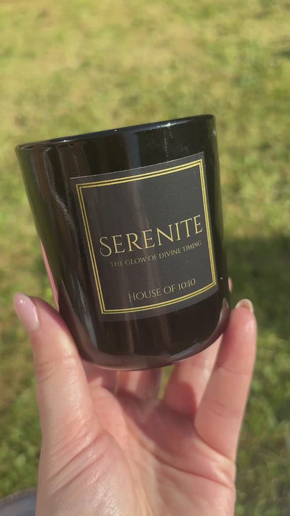 Serenité Crystal infused Candle